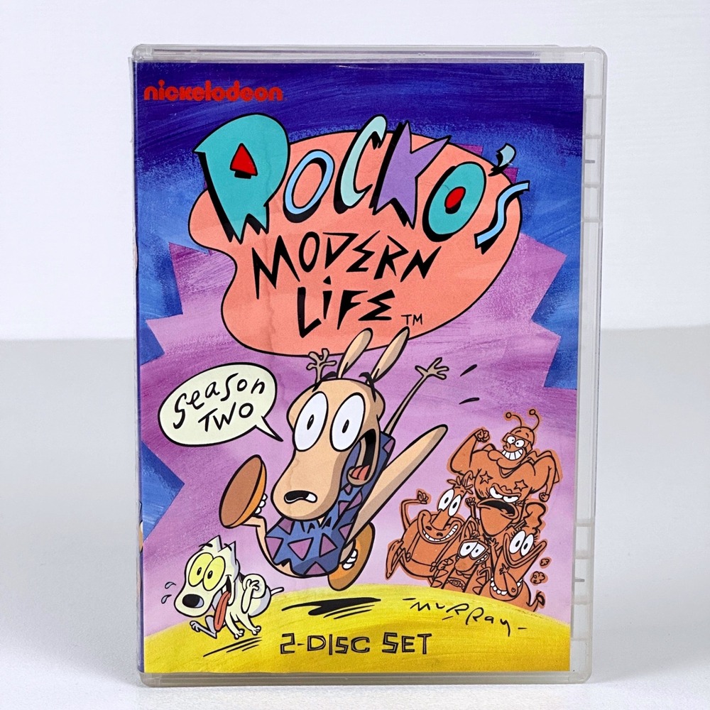 Rocko's Modern Life Season 2 DVD 2-Disc Set Nickelodeon Shout‎ Factory SF 12986